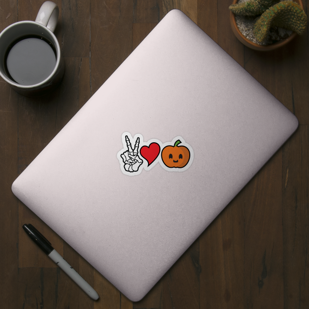 Peace Love Pumpkin by stuffbyjlim